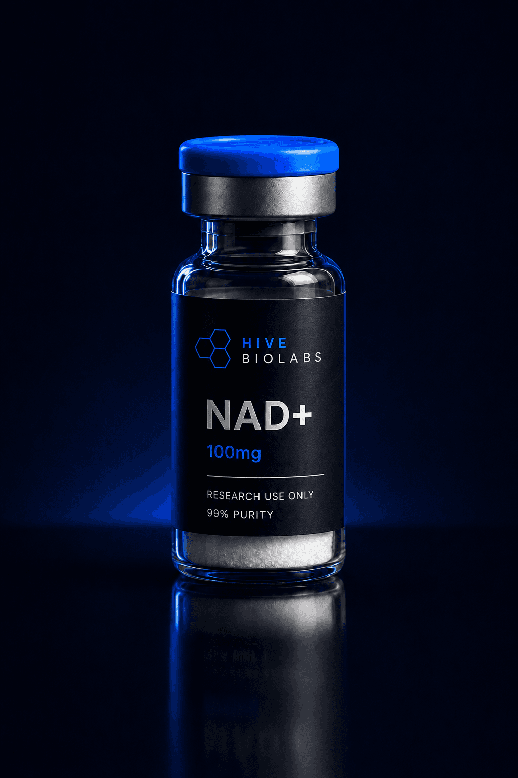 NAD+ 100 mg research vial